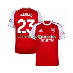 Camisola Arsenal Merino 23 Homem Equipamento Primeiro 2025-2026 Manga Curta